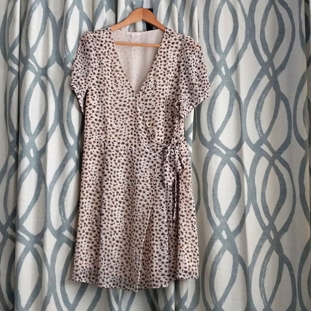 Skies Are Blue Mini Wrap Dress, XL